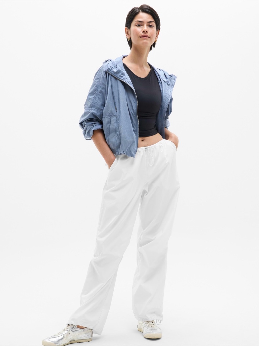 NWT AThleta Midday Low Rise White Pant Sz Medium